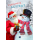 Weihnachten Adventskalender Glückwunschkarten Weihnachtsmann bringt Schneemann Geschenk, gestanzt