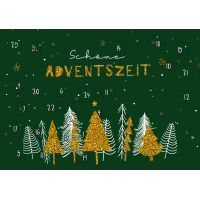 Weihnachten Adventskalender A5 Glückwunschkarten...