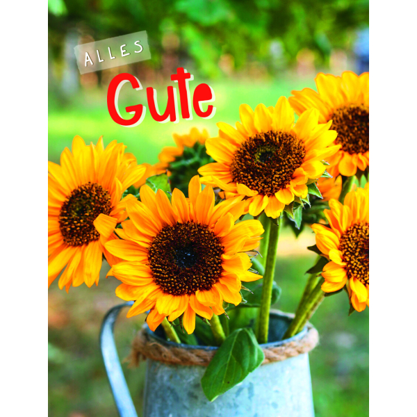 Transparenter Stempel Mit Sonnenblumen-Motiv – Für Grußkarten, Scrapbooking & Bastelprojekte