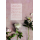 Beileid Kondolenz Trauerkarte Blumen, gestanzt, mit roségoldener Metallicfolie auf Pergamentumleger Aufrichtige Anteilnahme  mit Umschlag