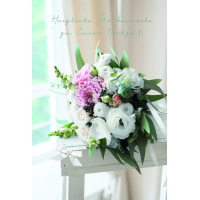Hochzeit Glückwunschkarten Brautstrauß, mit...