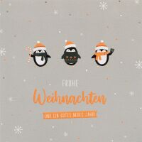 Weihnachten GOOD VIBES quadratische Glückwunschkarte...