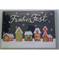 A Weihnachten Lettering Glückwunschkarte 16,6 x 11,6...