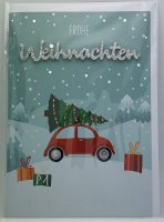 Weihnachten – Lettering - Glückwunschkarte im...