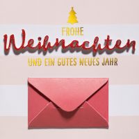 Weihnachten Lettering Geldkarte Glückwunschkarte 15...
