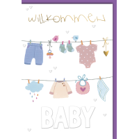 Geburt Baby Freudiges Ereignis Karte mit Umschlag...