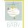 Geburt Baby Freudiges Ereignis Karte mit Umschlag Mobile