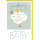 Geburt Baby Freudiges Ereignis Karte mit Umschlag Mobile