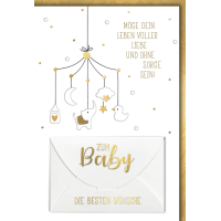 Geburt Baby Freudiges Ereignis Geldkarte Karte mit...