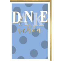 Danke A4 Karte große Buchstaben