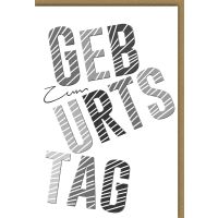 Geburtstag Glückwunschkarte Gebutstag, große...