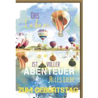 Geburtstag Glückwunschkarte Abenteuer