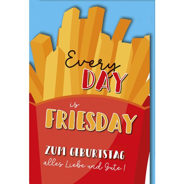 Geburtstag Glückwunschkarte Friesday