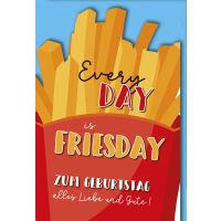 Geburtstag Glückwunschkarte Friesday