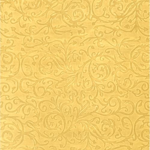 Geschenkpapier mit Metallicdruck - Röllchen - 70x150 cm - Metallic Gold - Muster
