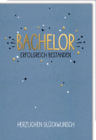 Bachelor - Glückwunschkarte im Format 11,5 x 17 cm -...
