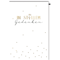 A Trauer Beileid Kondolenzkarte mit Umschlag In stillem...