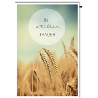 Trauer Beileid Kondolenzkarte mit Umschlag In stiller...