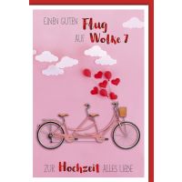Hochzeitskarten Glückwunschkarte mit Briefumschlag...