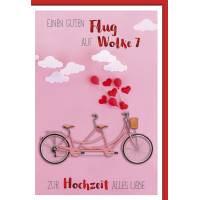 Hochzeitskarten Glückwunschkarte mit Briefumschlag...