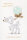 Geburt - Baby - plastikfreie Verpackung - Glückwunschkarte im Format 11,5 x 17 cm mit Briefumschlag – Bambi mit Ballon – Willkommen kleiner Schatz
