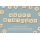 Geburtstag plastikfreie Verpackung Happy Birthday Glückwunschkarte im Format 11,5 x 17 cm mit Briefumschlag – Scrabblesteine – Happy Birthday