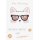 Geburtstag – plastikfreie Verpackung - Glückwunschkarte im Format 11,5 x 17 cm mit Briefumschlag – Katze mit Sonnenbrille – Zum Geburtstag