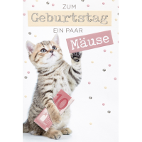 Geldkarte Geburtstag plastikfreie Glückwunschkarte...