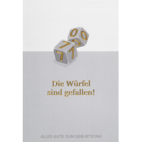 70. Geburtstag  unverpackte Glückwunschkarte mit...