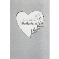 Silberhochzeit - plastikfreie Verpackung -...