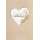 Goldhochzeit - plastikfreie Verpackung -  Glückwunschkarte im Format 11,5 x 17 cm mit Briefumschlag – Herz – Alles Liebe zur Goldhochzeit
