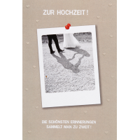 Hochzeit unverpackte  Glückwunschkarte mit...