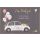 Hochzeit plastikfreie Verpackung  Glückwunschkarte mit Briefumschlag Auto mit Ballons Zur Hochzeit