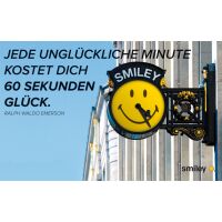 Allgemeine Wünsche Smiley Glückwunschkarte mit...