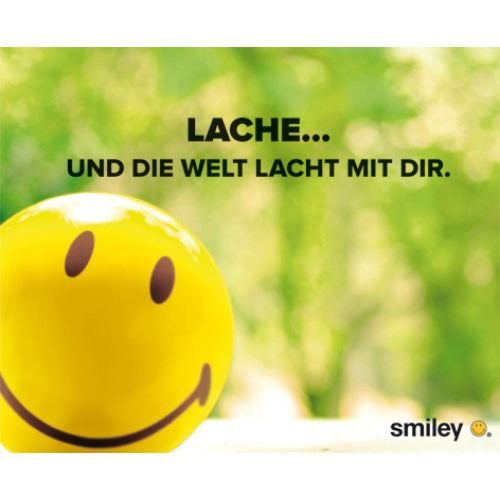 Allgemeine Wünsche – Smiley - Minikarte mit Umschlag – Smileyball