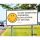 Allgemeine Wünsche Smiley Minikarte mit Umschlag Strassenschild