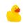 Ente gelb-orange unifarbene Enten Quietscheente Badeente ca. 8 cm gross