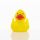 Ente gelb-orange unifarbene Enten Quietscheente Badeente ca. 8 cm gross