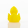 Ente gelb-orange unifarbene Enten Quietscheente Badeente ca. 8 cm gross