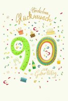 90. Geburtstag Skorpion`s Art - Karte – mit...