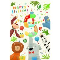 5. Geburtstag Skorpion`s Art Karte mit Goldfolie und...