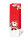 A - Flaschentasche - Weintüte - Geschenktüte für Weinflaschen - 36 x 10,5 x 10 cm - Dekor: Santa - Weihnachtsmann - Nikolaus - Applikationstasche