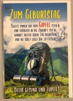 Geburtstag – Rucksack am Gipfel – "Zum...