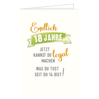 18. Geburtstag – Volljährigkeit –...