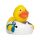 Pflegekraft Quietscheente Badeente ca. 8 cm gross