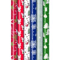 Weihnachten Sortiment Geschenkpapier Präsenta 5m 50...