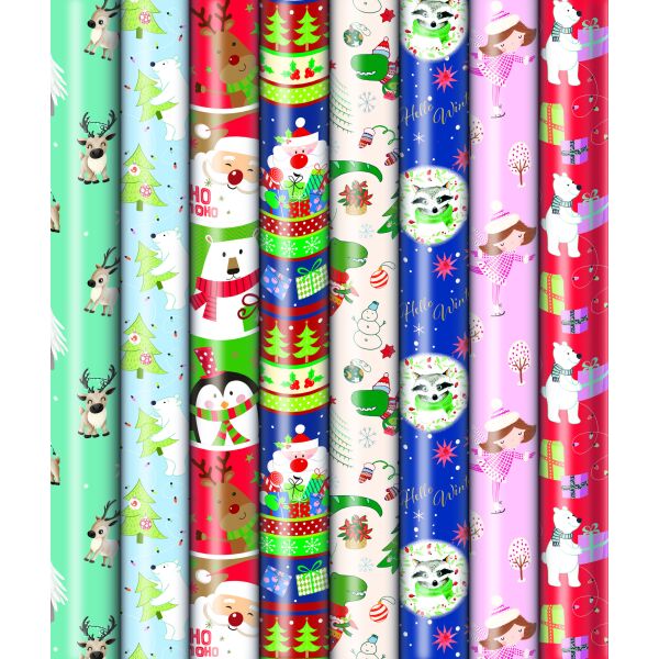 Weihnachten Sortiment Geschenkpapier Premium Bambini 30 Röllchen € 3,95 Gesamt UVP € 118,50 Bundle 2025