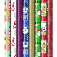 Weihnachten Sortiment Geschenkpapier Präsenta 3m x...