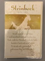 Steinbock Sternzeichen-Glückwunschkarte zum...