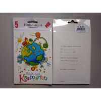 Einladungskarten zur Kommunion im Format 11,5 x 15cm  -...